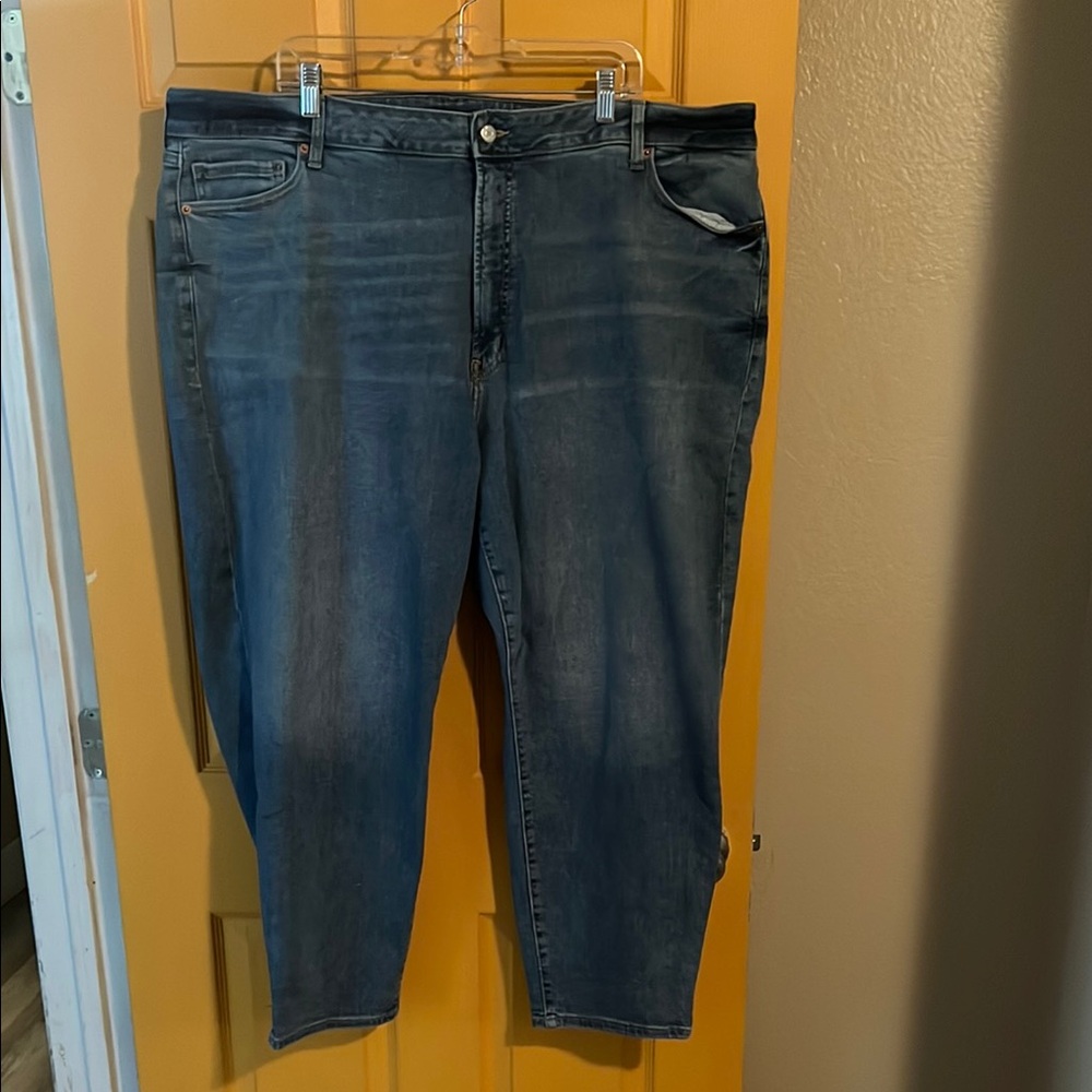26 OLD NAVY BLUE DENIM JEAN HIGH-RISE O.G. STRAIGHT